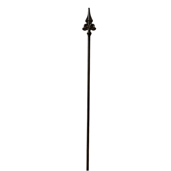PALIK TYCZKA Z LILIĄ DO ROŚLIN 120CM PODPORA POMIDORÓW KWIATY METALOWA SOLIDNA 10SZT